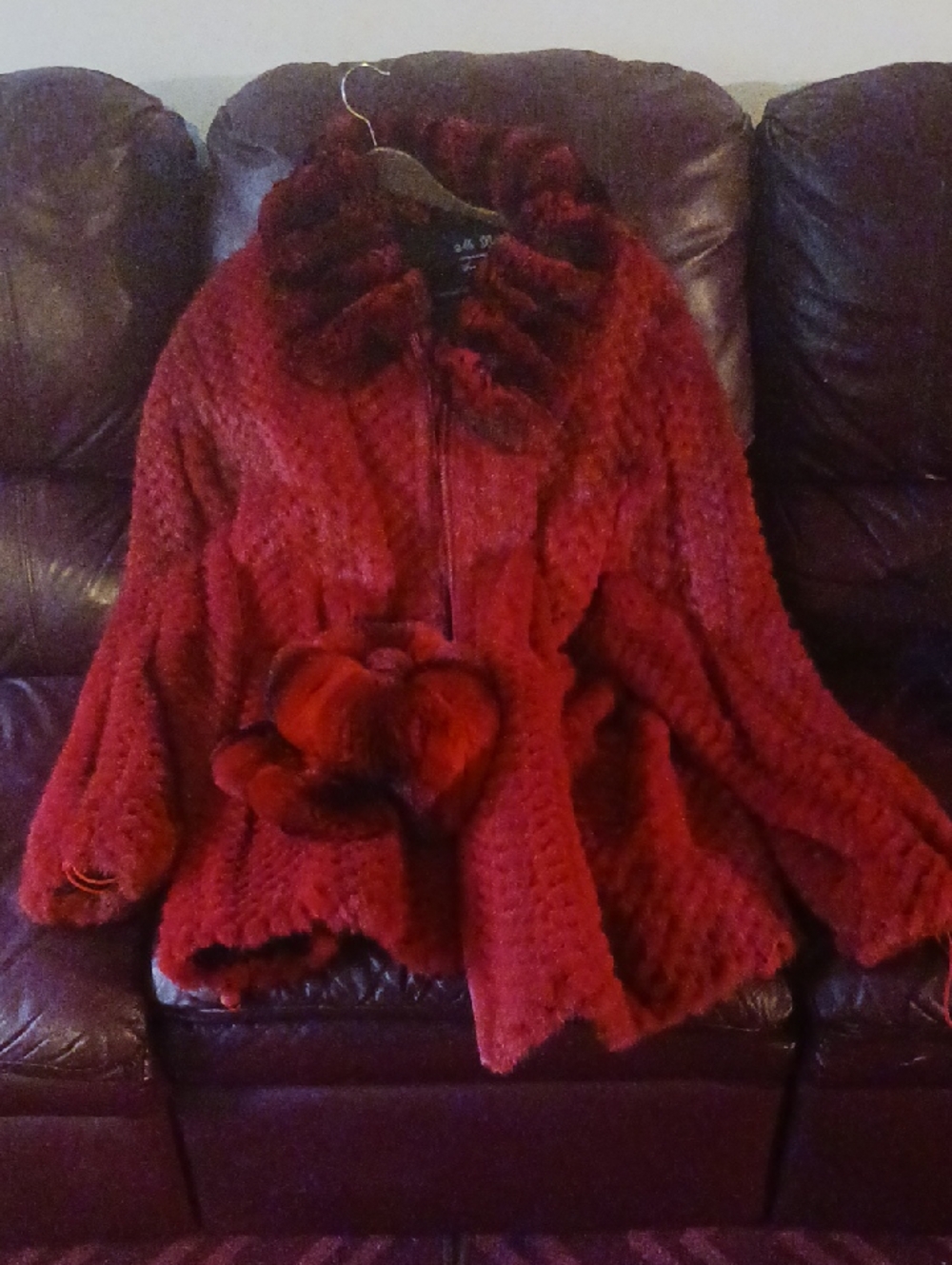 Mink Fur Coat With Chinchilla Collar